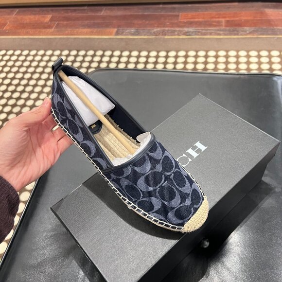 coach Codi Espadrille In Signature Denim cg630 - Picture 1 of 6
